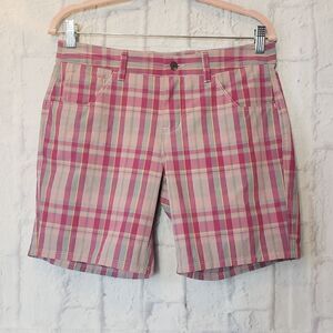MOUNTAIN KHAKIS Classic Fit Mid-Rise Plaid Shorts